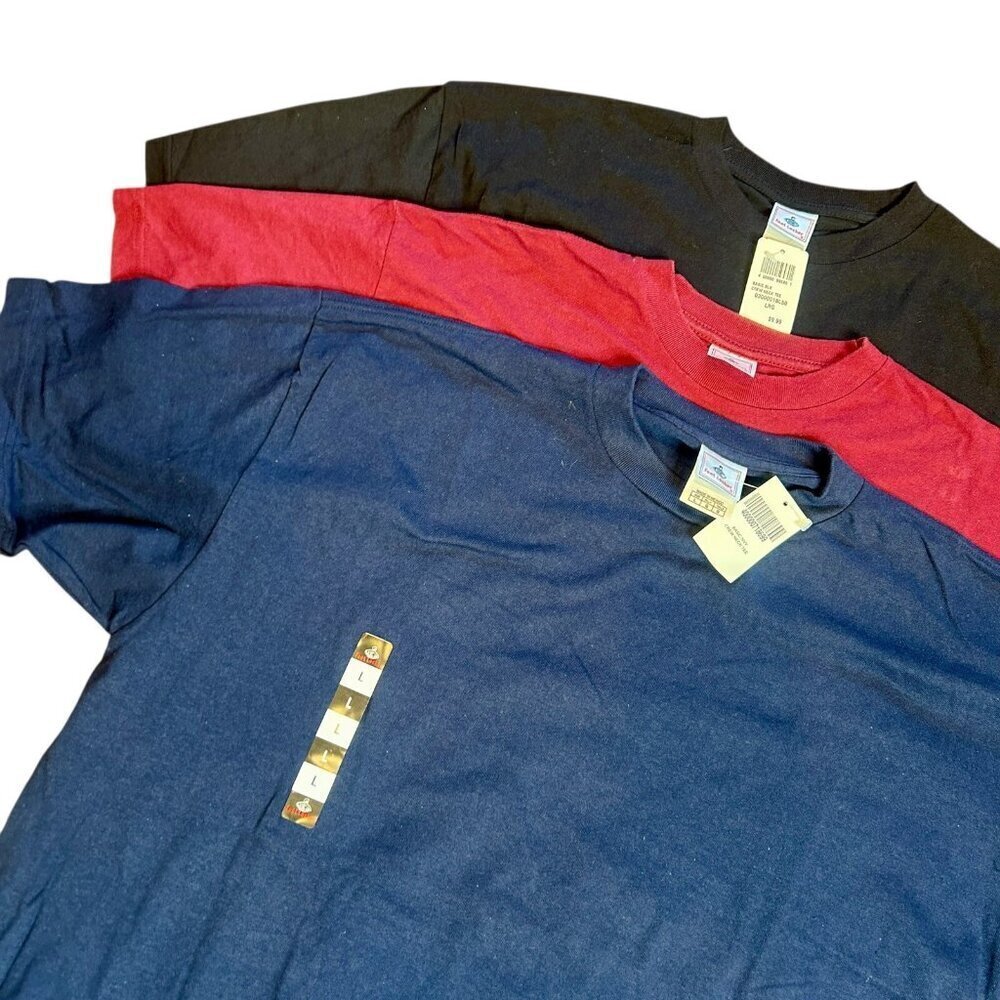 Foot Locker Vintage 90s Y2K Men's Crewneck T-shirts Set of 3 2 NWT Size Large